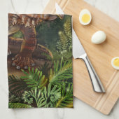 Linge De Cuisine Forêt des Tricératops (Quart Plié)