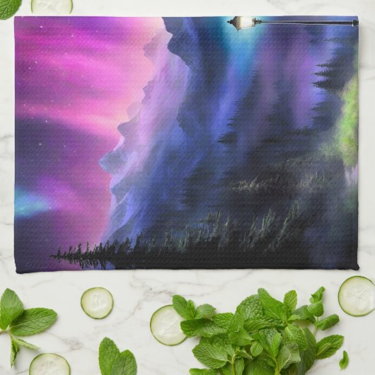 Linge De Cuisine Forêt enchantée (Plié)