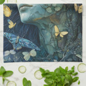 Linge De Cuisine Forêt enchantée de la déesse papillon (4) (Plié)