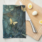 Linge De Cuisine Forêt enchantée de la déesse papillon (4) (Quart Plié)