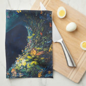 Linge De Cuisine Forêt enchantée de papillons Déesse (2) (Quart Plié)