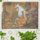 Linge De Cuisine Forêt enchantée par l'artiste John Anster Fitzgera (Plié)