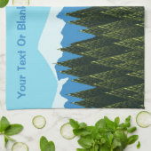 Linge De Cuisine Forêt fractale (Plié)