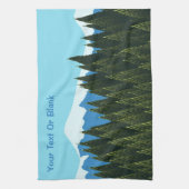 Linge De Cuisine Forêt fractale (Vertical)