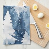 Linge De Cuisine Forêt hivernale de Silent Pines (Quart Plié)