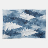 Linge De Cuisine Forêt hivernale de Silent Pines (Horizontal)
