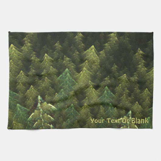 Linge De Cuisine Forêt verte (Horizontal)