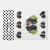 Linge De Cuisine Forme cardiaque Modèles photo Et Pâtes Et Nom Des  (Horizontal)