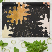 Linge De Cuisine Formes Abstraites rustiques cool (Plié)