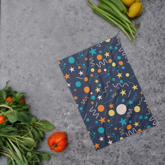 Linge De Cuisine Formes Confetti