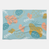 Linge De Cuisine Formes feuilles dessinées toute l'année Boho Scand (Horizontal)