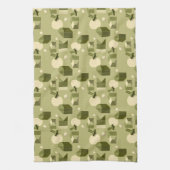 Linge De Cuisine formes géométriques abstraites dans des tons verts (Vertical)