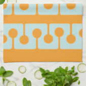 Linge De Cuisine Formes modernes du milieu du siècle en Sync Orange (Plié)