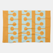 Linge De Cuisine Formes modernes du milieu du siècle en Sync Orange (Horizontal)