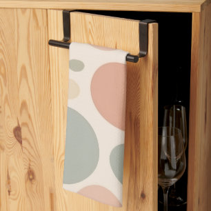 Linge De Cuisine Formes organiques abstraites neutres modernes