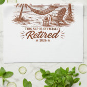 Linge De Cuisine Formulaire de retraite de l'articulation à la rela (Plié)