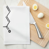 Linge De Cuisine Formule chimique moléculaire de poivre noir Piperi (Quart Plié)