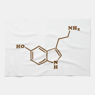 Linge De Cuisine Formule chimique moléculaire de sérotonine