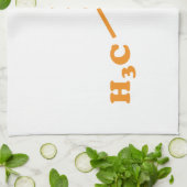 Linge De Cuisine Formule chimique moléculaire d'éthanol d'alcool (Plié)