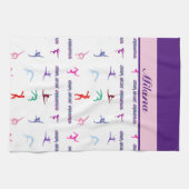 Linge De Cuisine Fou de la gymnastique (Horizontal)