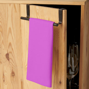 Linge De Cuisine Fouchsia mauve de néon solide magenta