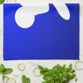 Linge De Cuisine Fouet bleu de motocross (Plié)