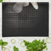 Linge De Cuisine Fouet de motocross ; Noir frais (Plié)