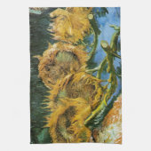 Linge De Cuisine Four Cut Sunflowers (Vertical)