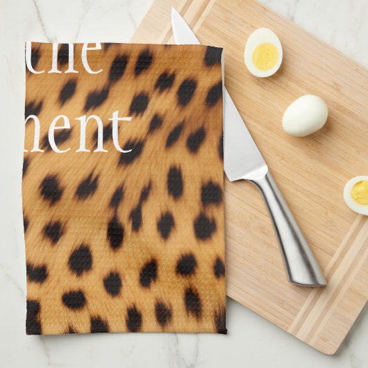 Linge De Cuisine Fourrure animale Cheetah (Quart Plié)