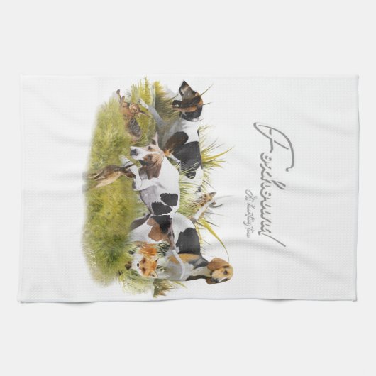 Linge De Cuisine Foxhound (Horizontal)
