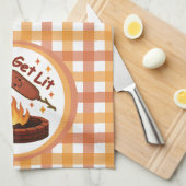 Linge De Cuisine Foyer Let’s Get Lit – Mignon marshmallow et hot do (Quart Plié)