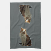 Linge De Cuisine Fractale de chat de calicot (Vertical)