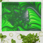 Linge De Cuisine fractale de la jungle (Plié)