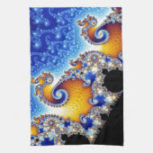 Linge De Cuisine Fractale en spirale satellite réglée de Mandelbrot (Vertical)