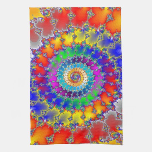 Linge De Cuisine Fractale psychédélique (Vertical)