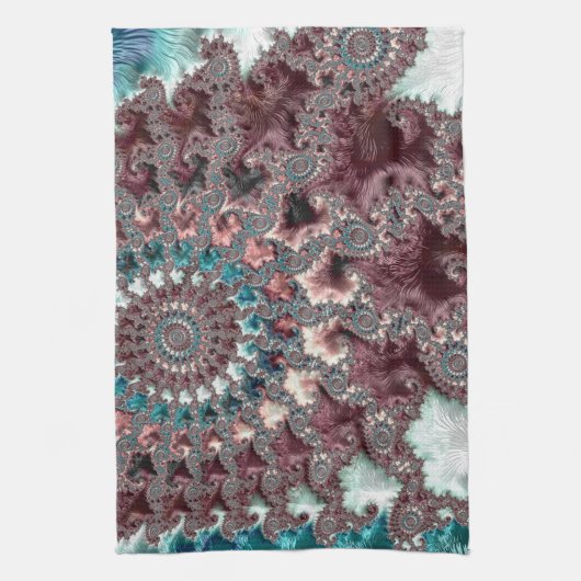 Linge De Cuisine Fractale spirale Super rétro (Vertical)