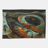 Linge De Cuisine Fractionner l'art Abstrait (Horizontal)
