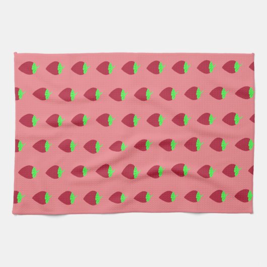 Linge De Cuisine Fraise (Horizontal)