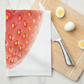 Linge De Cuisine Fraise (Quart Plié)
