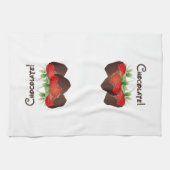 Linge De Cuisine Fraise de chocolat (Horizontal)