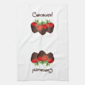 Linge De Cuisine Fraise de chocolat (Vertical)