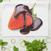 Linge De Cuisine Fraise de chocolat (Plié)