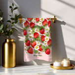 Linge De Cuisine Fraise fruit d'été Nom customisé<br><div class="desc">Fraise d'été fraise jardin fraise fraise fruits cadeaux thématiques pour elle,  cadeaux pour maman,  décoration maison,  prix de fête,  cadeaux de Noël pour maman,  cadeaux de fête pour la maison</div>