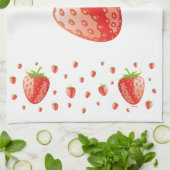 Linge De Cuisine Fraise géniale (Plié)