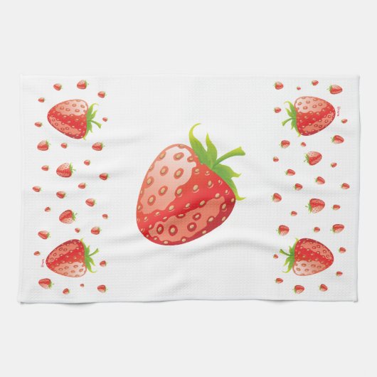Linge De Cuisine Fraise géniale (Horizontal)