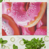 Linge De Cuisine Fraise rose (Plié)