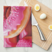 Linge De Cuisine Fraise rose (Quart Plié)