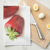 Linge De Cuisine Fraises (Quart Plié)