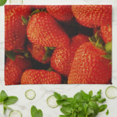 LINGE DE CUISINE FRAISES (Plié)