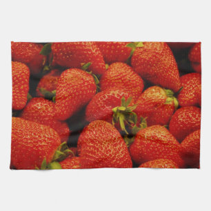 LINGE DE CUISINE FRAISES